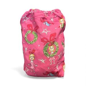 Dr Seuss Cindy Lou pj set shirt PTP 16 L 17, pant w 10-12 inseam 10, L 17